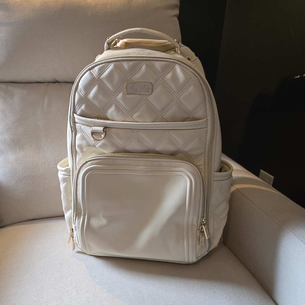 Itzy Ritzy Cream Boss Backpack
